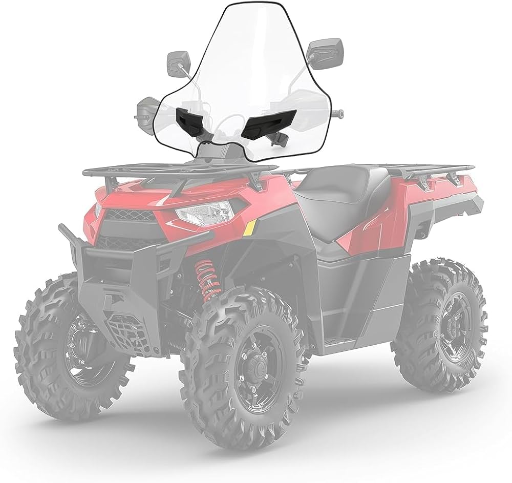 Ветровое стекло для квдароцикла Polaris, высокое