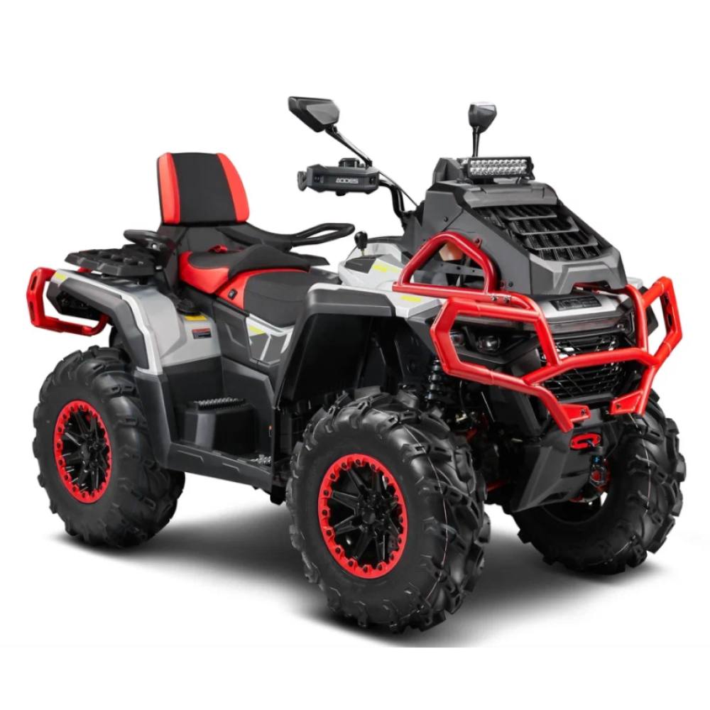 Квадроцикл Aodes Pathcross 1000 L MUD PRO Glacier silver+Red beadlock 2026