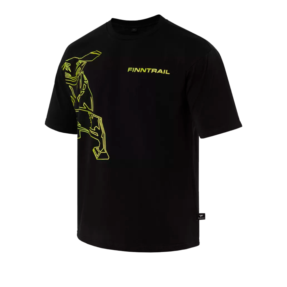 Футболка Finntrail Snowmobile Мужской (S, Черный)
