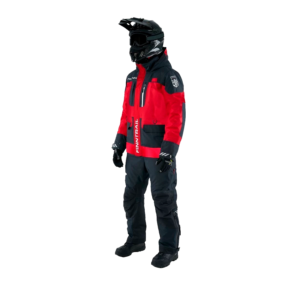 Полукомбинезон Finntrail Powerman Мужской (2XL, Красный)