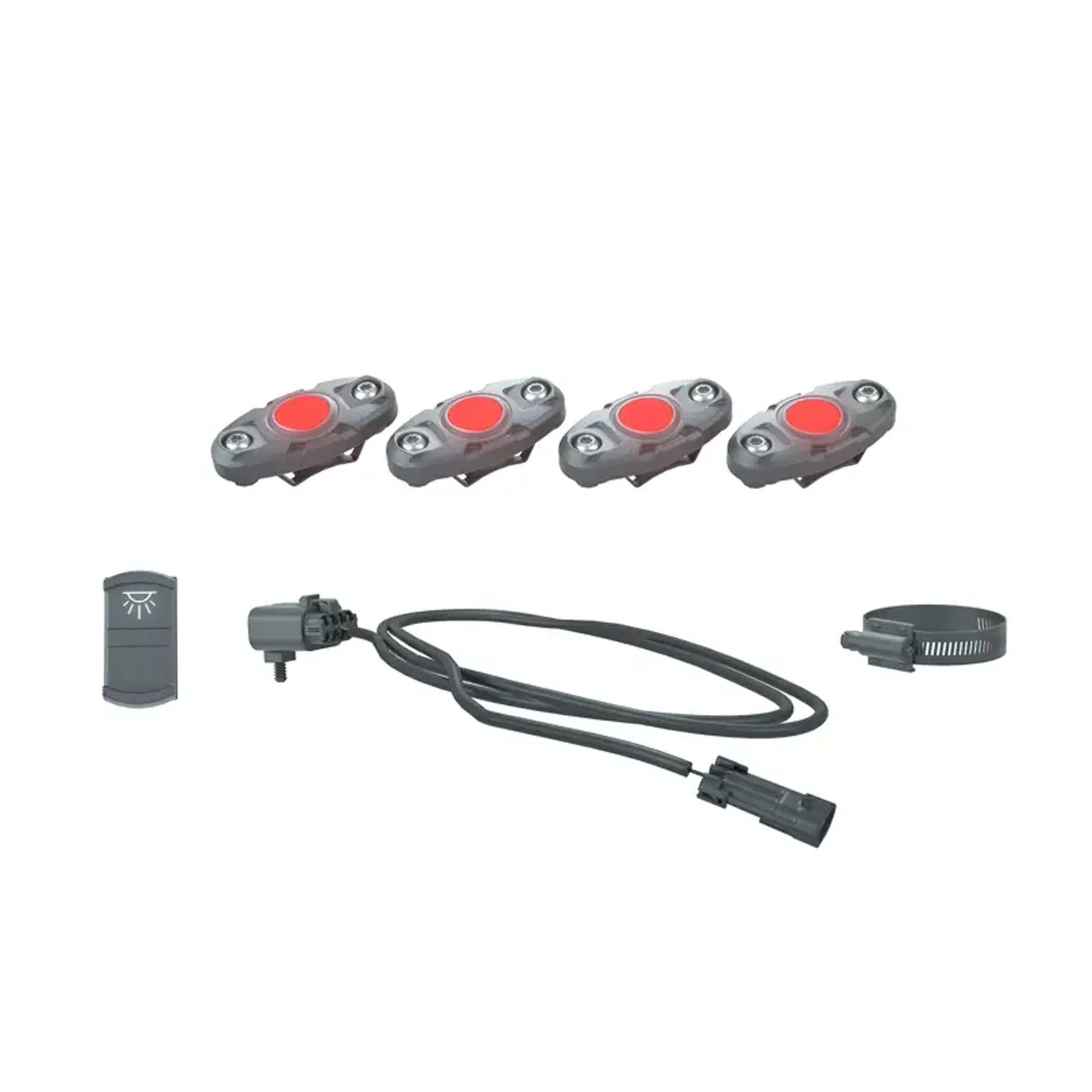 Подсветка Pro Armor Rock Lights (подсветка нижней части/рельефа) красная