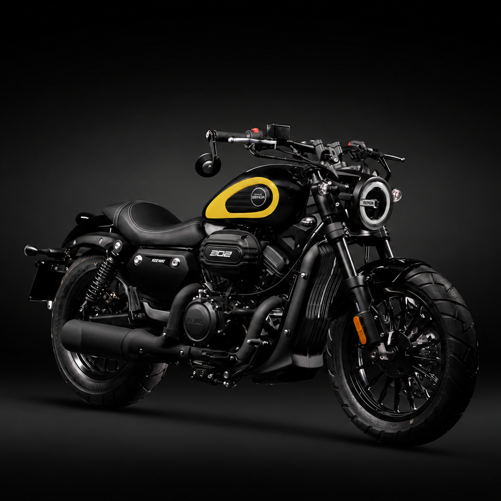 Обзор мотоцикла Keeway V302C Yellow: Дерзкий V-Twin для города