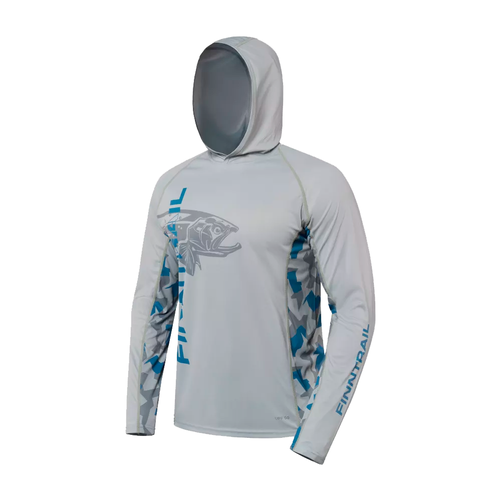 Кофта Finntrail Wave Big Fish 6609 Мужской (2XL, Серый)