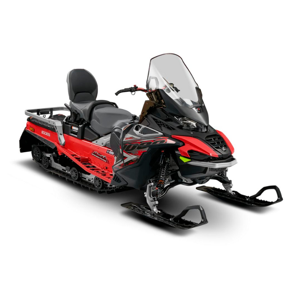 Снегоход  Aodes Snowcross 1000 WT Red+Silver 2026 (500mm)