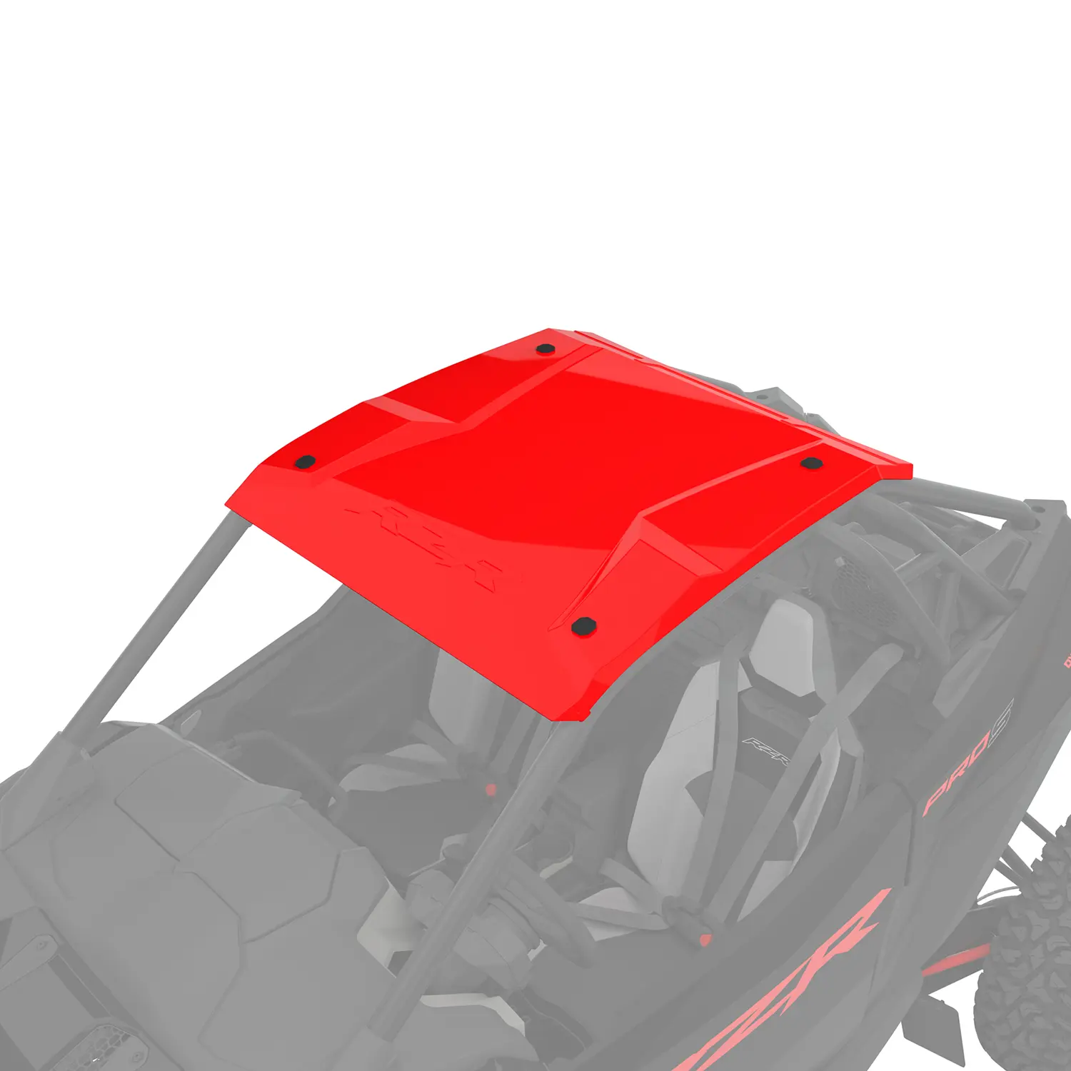 Алюминиевая крыша RZR , red
