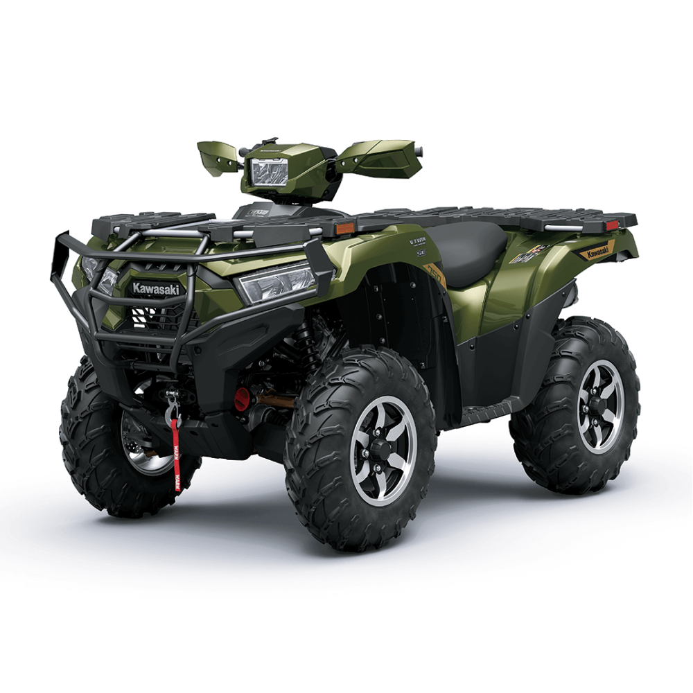 Квадроцикл Kawasaki BRUTE FORCE 750 SE EPS Metallic Gold Sparkle Deep Green 2026 EU