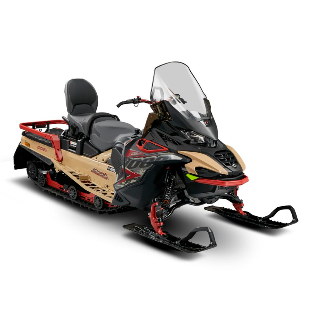 Снегоход  Aodes Snowcross 1000 WT Desert+Red 2026 (500mm)