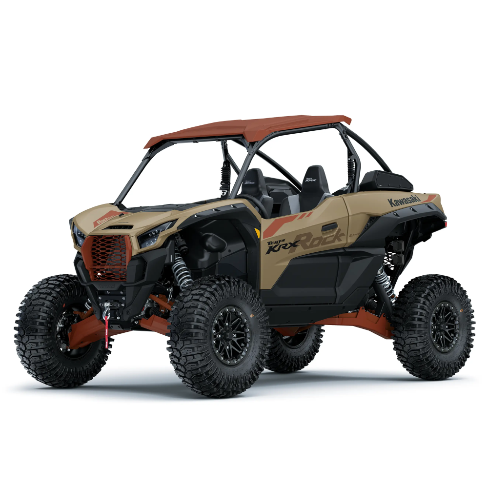 Мотовездеход Kawasaki TERYX KRX 1000 ROCK EDITION Matte Dark Beige/Brownish Orange 2026