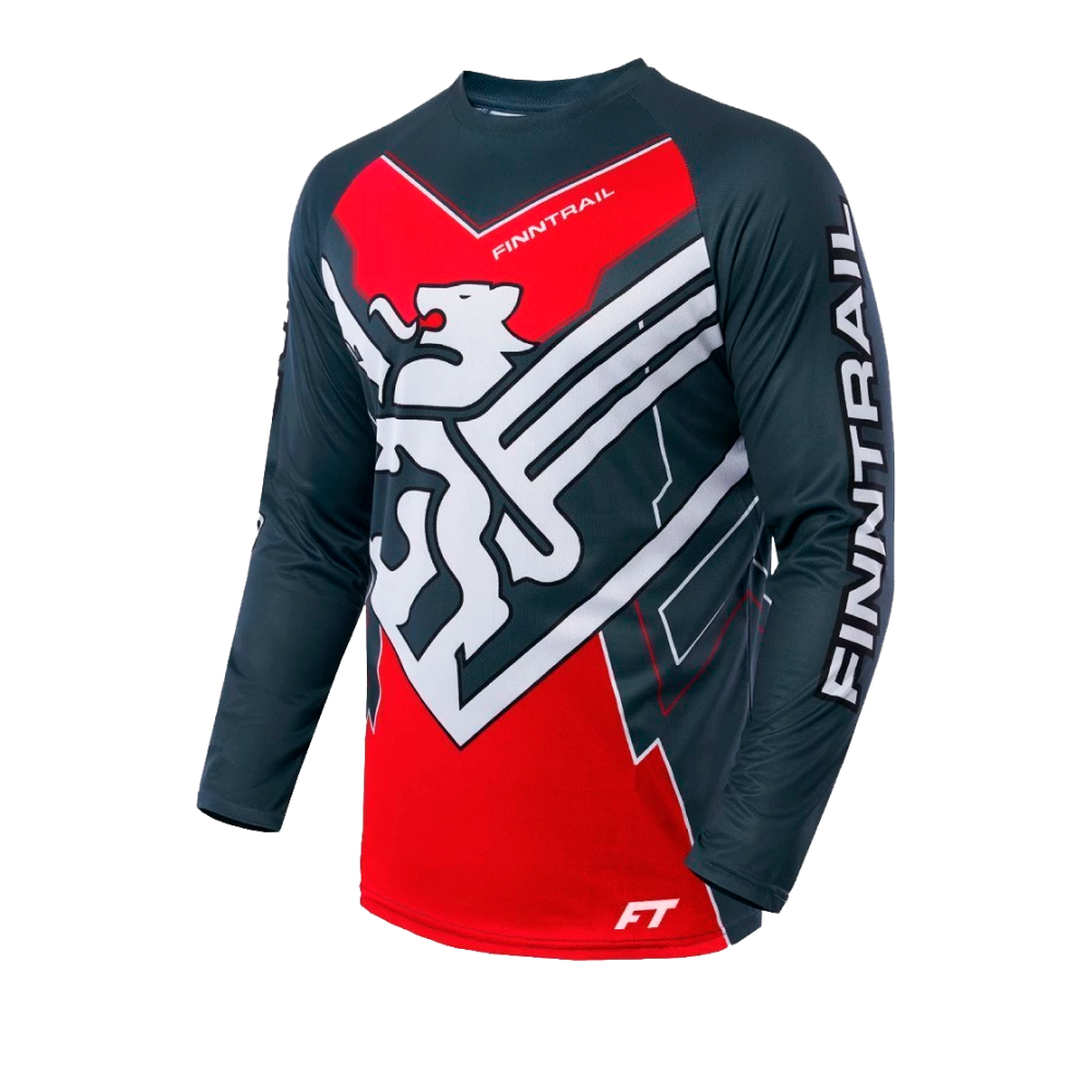 Джерси Finntrail Jersey Мужской (S, Красный)