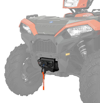 Лебедка для квадроцикла Polaris, синтетический трос