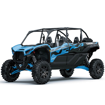 Мотовездеход Kawasaki TERYX KRX4 1000 eS Sky Blue/Super Black 2026