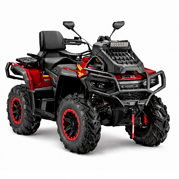 Квадроцикл Aodes Pathcross L MUD PRO 800 Огненно-красный+Красный бедлок 2026 __Утилитарный/экстрим
