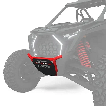 Передний бампер Low , RZR , black-red