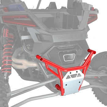 Задняя защита бампера , red , RZR