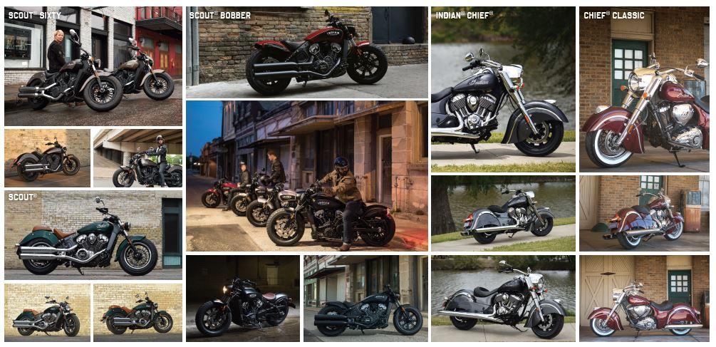 Indian Motorcycle представляет новый модельный ряд мотоциклов 2018 года